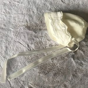 Silk & Lace Baby Bonnet